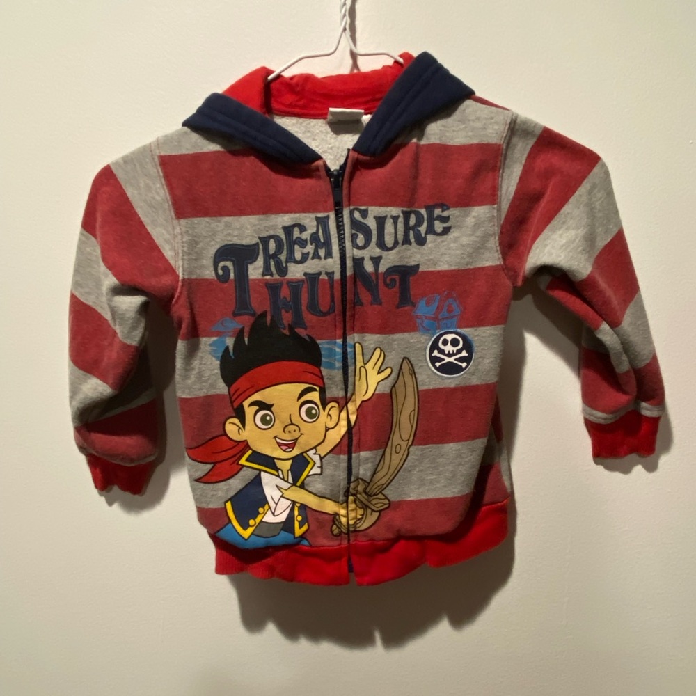 Jake and the Netherlands pirates kids zip up jacket